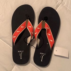 J Crew flip flops